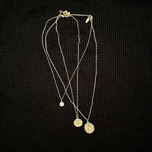Anthropologie Ancient Coins Necklace Set
